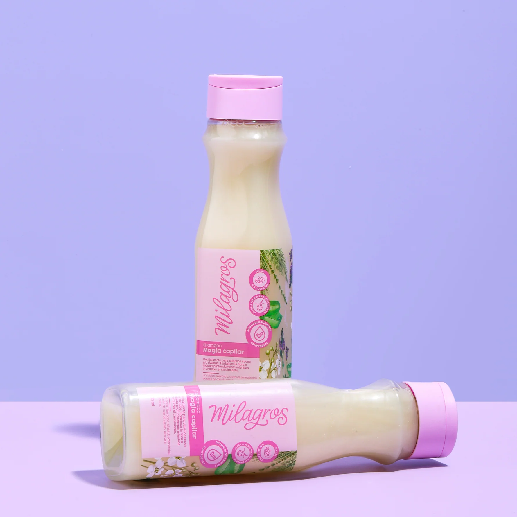 SHAMPOO MAGIA CAPILAR CON ÁCIDO HIALURÓNICO – MILAGROS BEAUTY - Imagen 4