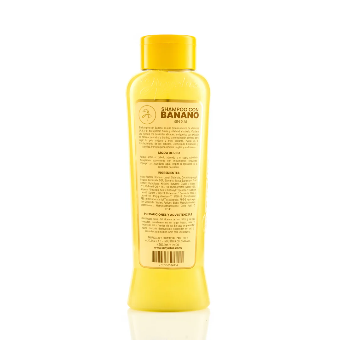 SHAMPOO CON BANANO ANYELUZ - Imagen 8